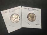 1946 D & S Jefferson nickel UNC