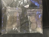 Bag of 80 older Jefferson nickels