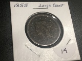 1855 Braided Hair Large Cent