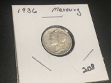 1936  Mercury Dime