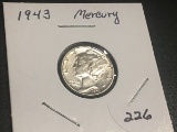 1943 Mercury Dime BU