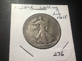 1928-S Walking Liberty Half dollar