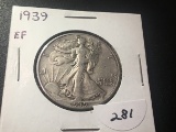 1939 Walking Liberty Half dollar