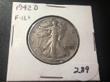 1942 D Walking Liberty Half dollar