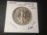 1945 Walking Liberty Half dollar BU