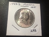 1948 D Franklin Half dollar BU