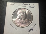 1960 Franklin Half dollar BU