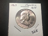 1963 Franklin Half dollar BU