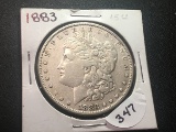 1883 Morgan Dollar