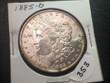 1885 O Morgan Dollar BU