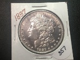 1887 Morgan Dollar BU