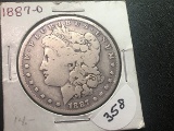 1887 O Morgan Dollar