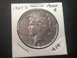 1927 D Peace Dollar BU