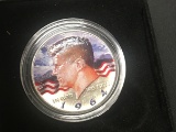 1964 Kennedy Half PROOF colorized