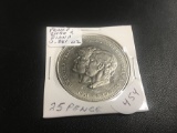 1981 25 Pence Prince Charles & Diana 0.841 oz Silver