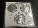 1943 PDS War Pennies
