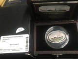 2013 $5 Coin SS Republic Cook Island Proof .925 Silver 25 grams