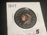 1827 Matron Head Large Cent