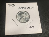 1943 Steel  Lincoln Cent