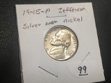 1945 P Silver War nickel BU