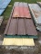 Lot of (10) 12ft Yellow, (5) 10ft Yellow, (5) 10ft Blue/Green, (6) 10ft Brown, (8) 4ft Red New Metal