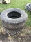 Lot of 2 385/65 R22.5 Tires