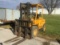 Clark Forklift, 6 cyl gas, 6000lb lift, unknown hours, runs and drives