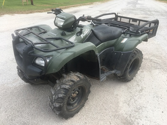 Honda TR X500 Foreman, 4WD, Cargo Rack, Four Wheeler, No Title, Runs & Drives