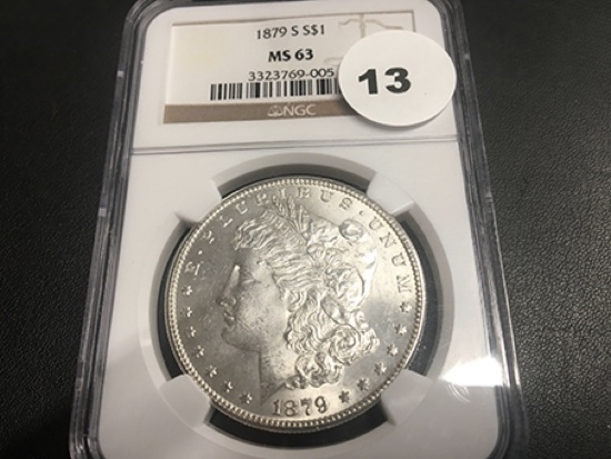 1879-S Morgan Dollar MS63