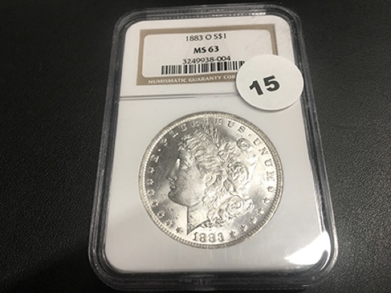 1883-O Morgan Dollar MS63
