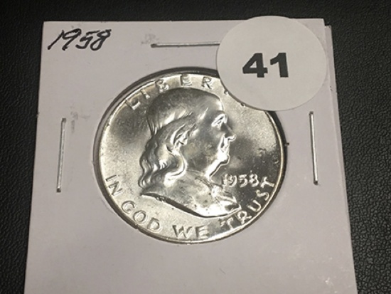 1958 Franklin Half BU