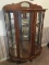 45 in Wide Curve Glass Curio