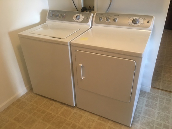 GE Washer and Electric Clothes Dryer (Sells as Set)