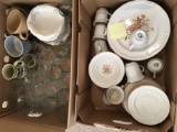 Set of Dishes and Glasses etc