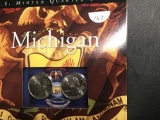 Carded Michigan Quarters P & D