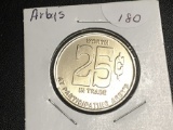 Arby's 25 cent trade token