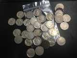 Lot of 35 Buffalo and V Nickels