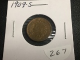 1909-S Indian Head Penny