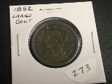 1852 Large Cent