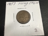 1857 Flying Eagle cent