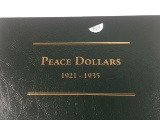 20 Coin Peace Dollar Set in Album with Dust Sleeve