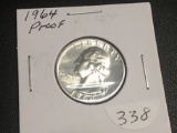 1964 Proof Washington Quarter