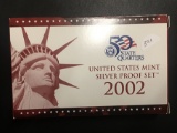 2002 Silver Proof Set