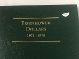 Album Eisenhower Dollar 1971-1978 (34 Coins)