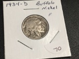 1934-D Buffalo Nickel