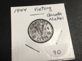 1944 WWII Victory Canada Nickel