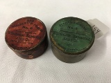 Winchester No. 1 (few) and No. 2 (several) cap tins