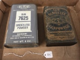 (2) Powder Tins