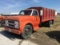 1972 Chevy grain truck, 6 cyl., 4/2 spd. 13 ft. bed, twin cyl. Hoist, 81,497 miles