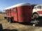 1981 16 ft. bumper hitch livestock trailer(Consigned by Jeff Forquer 573-853-4438)
